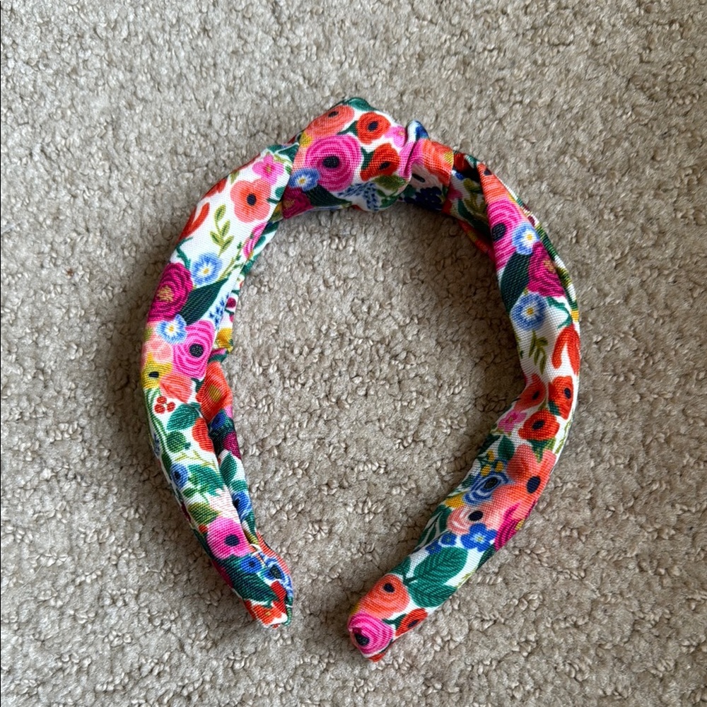 Rifle Paper Co. Floral Headband with Multicolor Flowers